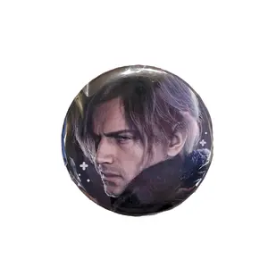Resident Evil Requiem Character Pin Button, Leon Kennedy Pin Gifts for Fans
