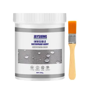 Jaysuing Waterproof Sealant (300g with Brush) Bathroom Kitchen Exterior Wall No-Brick Leak Repair Coating Waterproof Glue