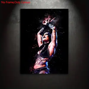 frameless canvas painting print poster,classic minimalist abstract art,Superstars Furify Rhea Ripley,perfect gift for Professional Wrestling lovers,ideal gift for bedroom,living room,dormitory corridor,kitchen,wall decoration,room decor,Unframed Art Print