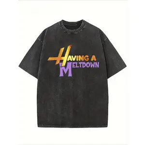 Vintage Graphic Tee Washed Cotton T-shirt