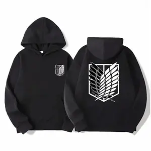 Attack on Titan Men's Hoodie Anime Hoodies Men Women Streetwear Pullover Harajuku Shingeki No Kyojin Hoodies Sweatshirt Clothes