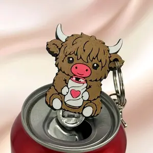 keichain can opener cow