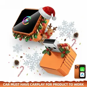 2026 Upgraded Wireless Carplay Adapter Convert Wired to Wireless for CarPlay Android Auto Mini Size USB Type C Plug and Play iOS Android 10+