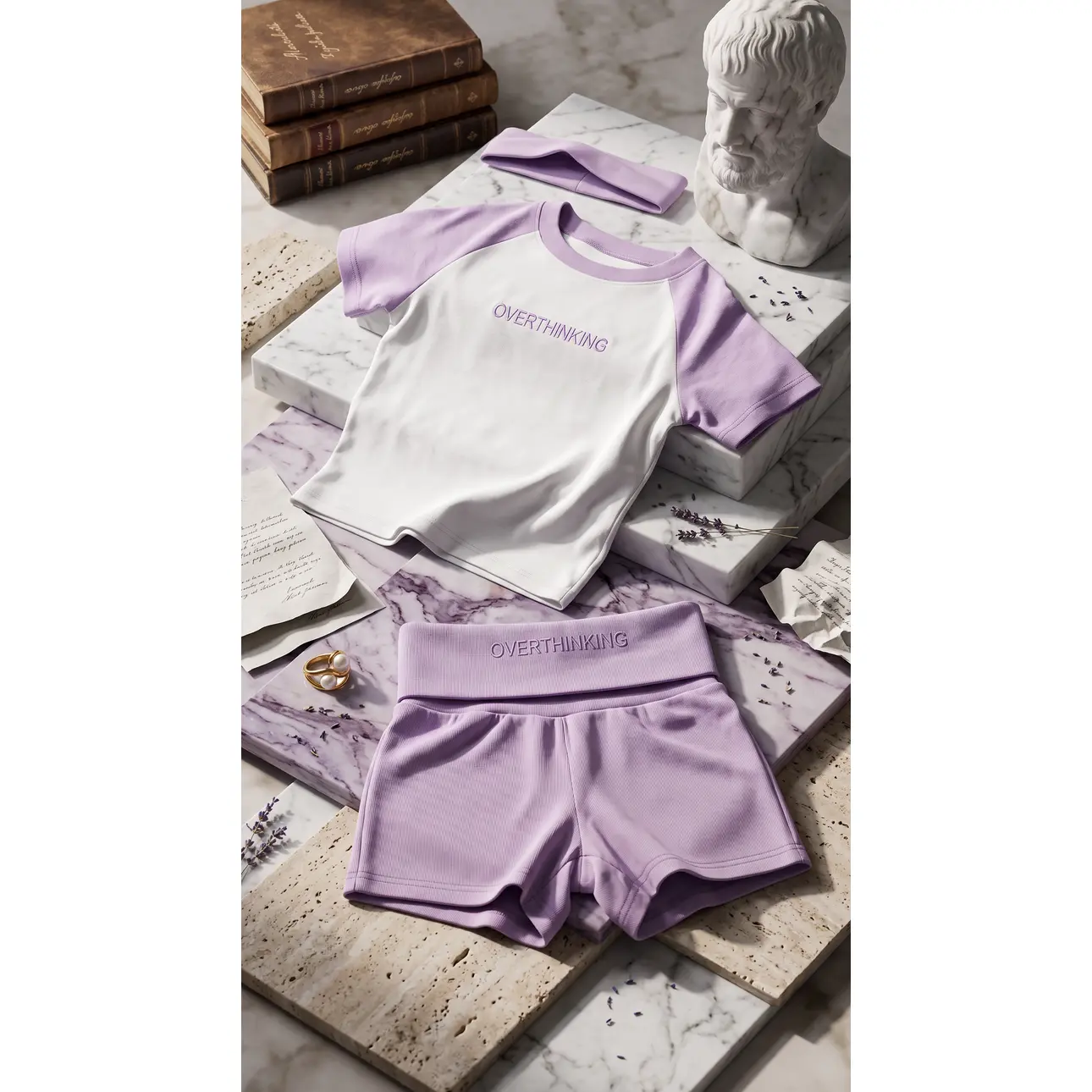 OVERTHINKING LOUNGEWEAR SET