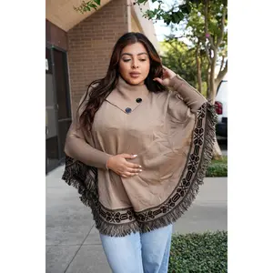 Grecia Poncho Artesanal Mexicano