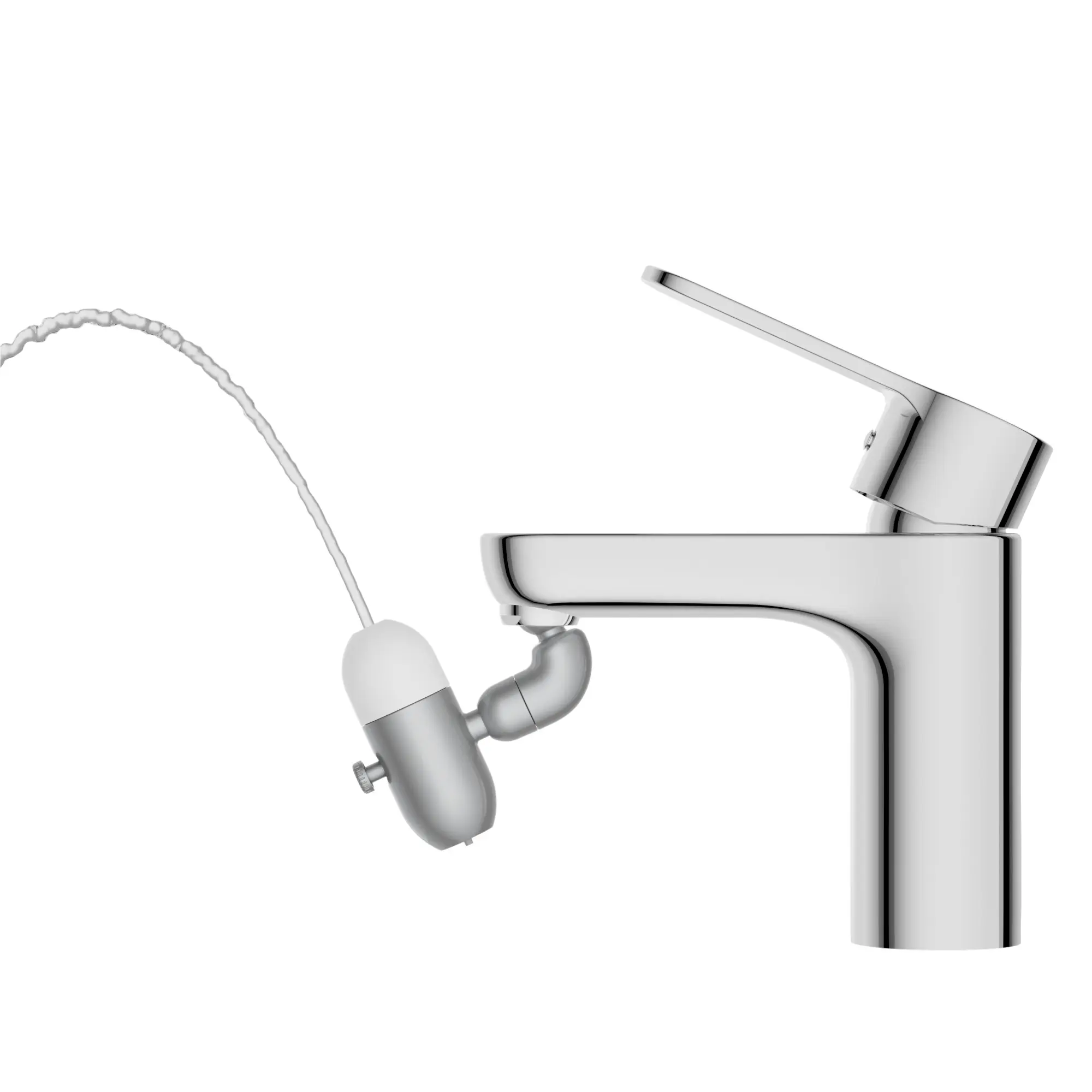 SHUAVA,Splash Proof Faucet Extender with High Pressure Aerator, 720° Swivel Adjustable Arm, Water Saving Faucet Attachment for Kitchen & Bathroom Sink，Rotatable Adjustable Tap Head