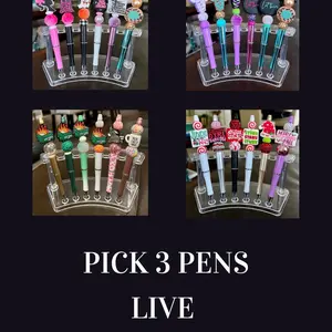 PICK ANY 3 PENS LIVE Plastic