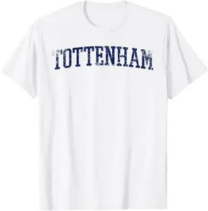 Tottenham N London- Throwback Design - Vintage Worn Classic T-Shirt