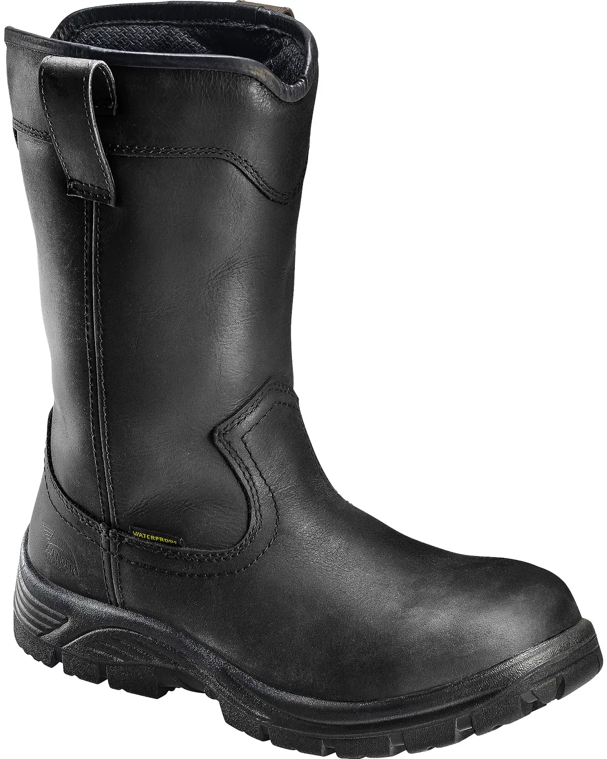 Avenger Men's Men'S Waterproof Wellington Work Boot Composite Toe - A7847