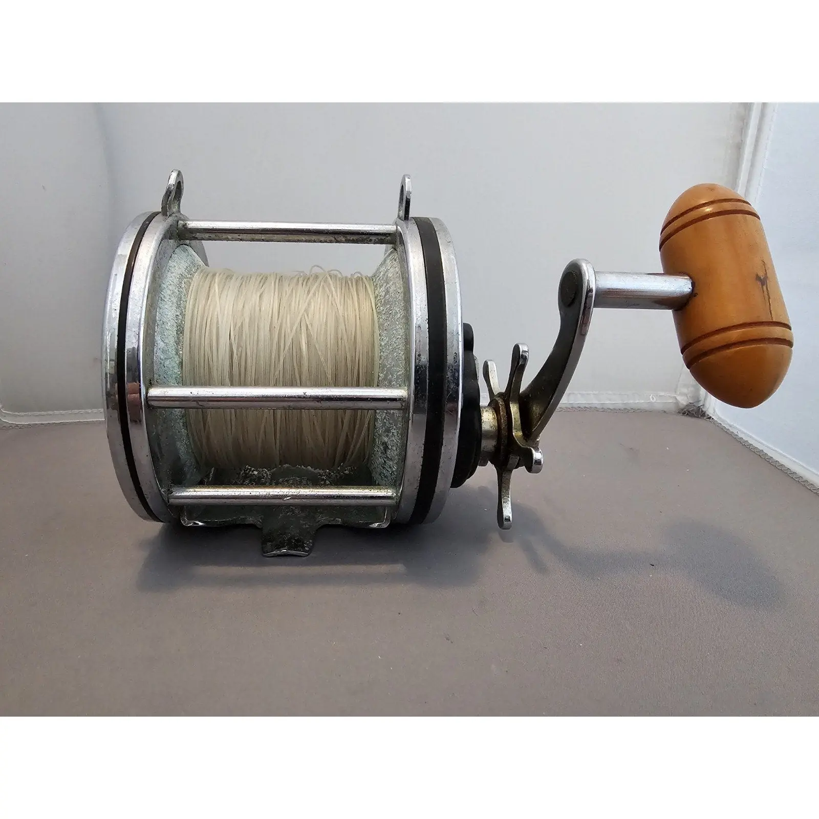 Vintage 1960's Penn Senator 6/0 114 Big Game Conventional Fishing Reel w/Wire