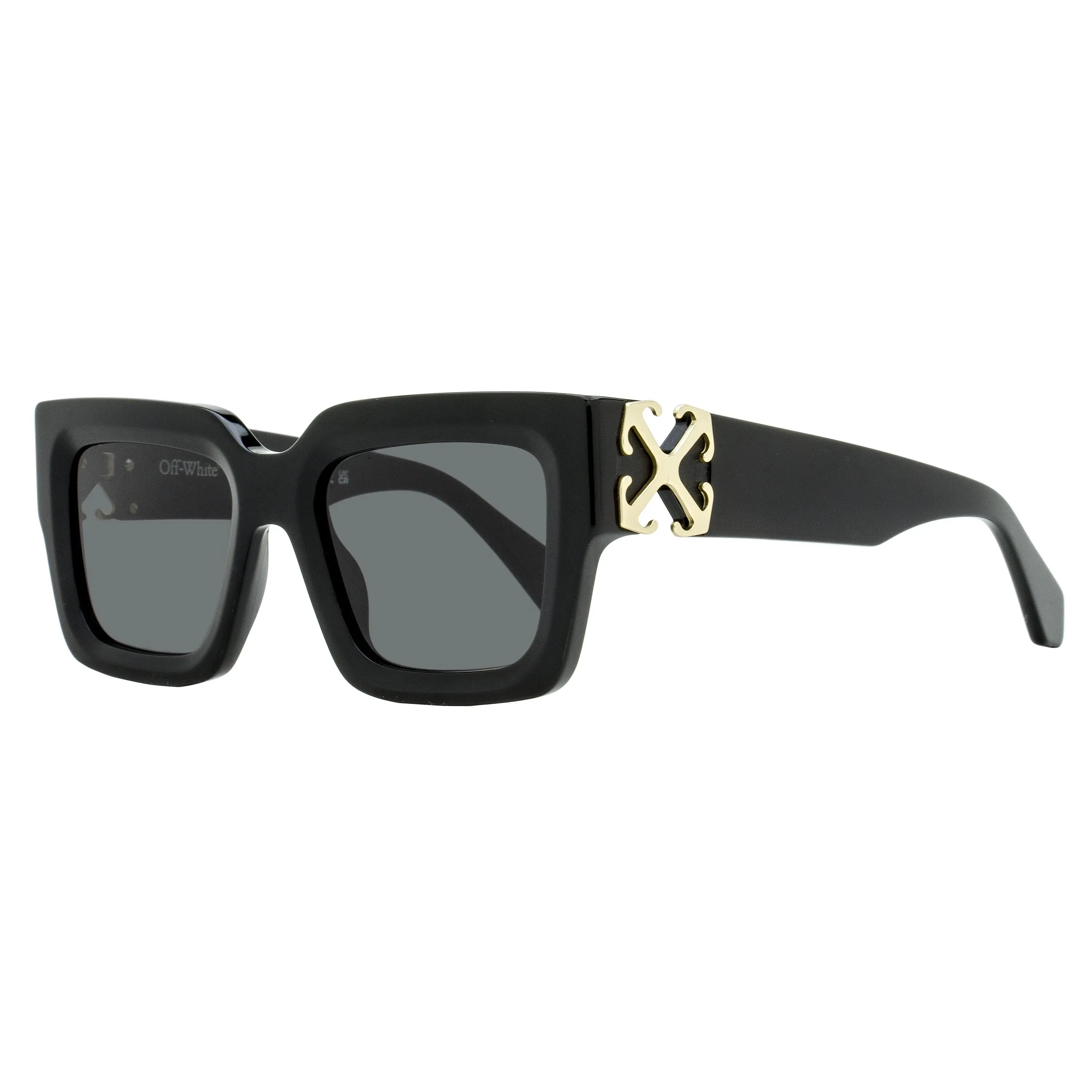 Off-White Square Mystic Sunglasses OERI14D 1007 Black 52mm