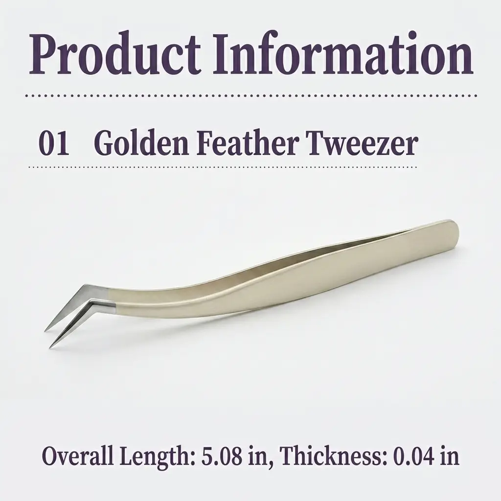 Metal Craft Precision Tweezers - Sharp, Non-Slip Tool for 3D Sticker Books, Jewelry Making (Toys & Hobbies DIY Scrapbooking & Stamping Supplies, Tweezers for Crafting)