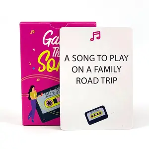 Classic Melody Retro Music Party Card Game, Fun Tabletop Card Games for Family Gatherings, Social Icebreaker Cards, Easter Valentine's Day Gift