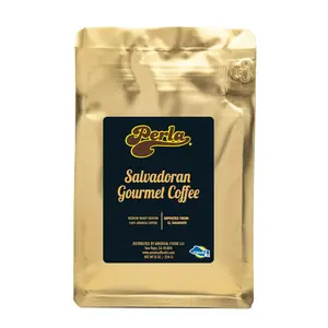 Perla Salvadoran Gourmet Coffee 8 oz Single Pouch Premium Bean 100% Arabic Beans Medium Roast Authentic Salvadoran Flavor