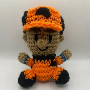 Mini Lando Norris 2026 crocheted amigurumi doll, racing, gift for her, gift for him, Motorsport, driver dolls
