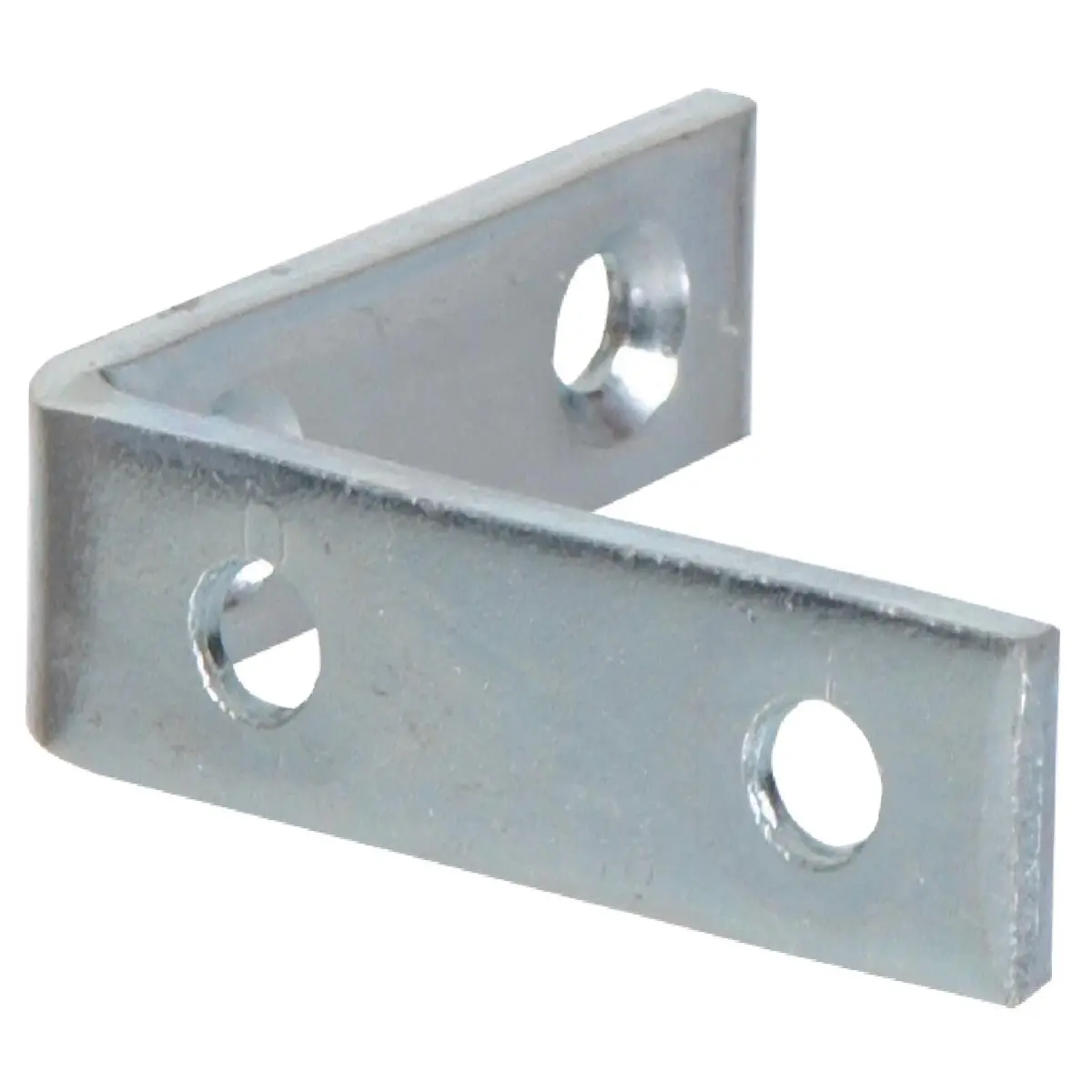 Hillman Builders Hardware 851123 Flat Zinc-Plated Steel Right Angle Flat Corner Clamp Brackets - 10 x 1.25 in Metal Braces, 8.3 lbs Weight, 5 per Pack, No Extra Hardware Required, 11 in, for Personal Use