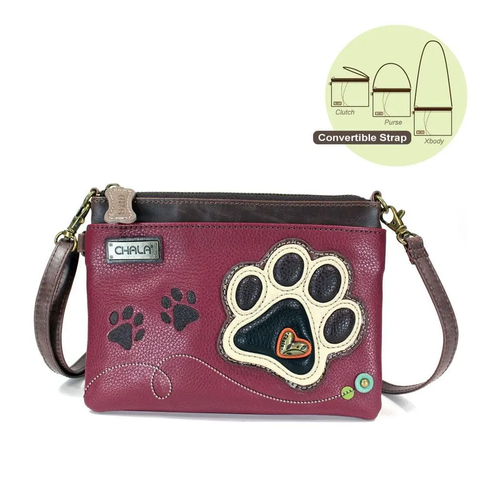 Paw Print Mini Crossbody by Chala Vegan 3 Colors!