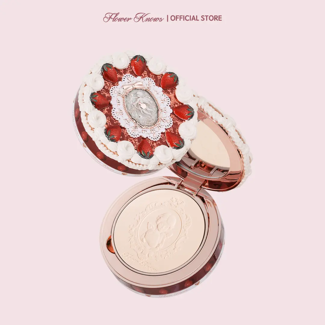 Flower Knows Strawberry Cupid Collection Pressed Powder, oli control, with powder puff, longlasting, non cakey, #summerwins, #DealsForYouDays Flower Knows Strawberry Cupid Collection Pressed Powder, oli control, with powder puff, longlasting, non cakey, #summerwins, #DealsForYouDays