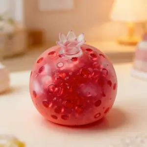 CT TikTok Viral Pomegranate Squishy Fidget Toy | ASMR Crunchy Beads Stress Relief | Soft Squeeze Sensory Toy for Kids & Adults | Anxiety Relief Fidget Pack | TikTok Trend 2026 | Perfect Gift for Stress Relief Valentine's Day gift