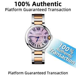 Cartier Ballon Bleu W6920070 Watch 33mm Pink mother-of-pearl dial Two-tone (steel & gold) Automatic movement  WHP039837