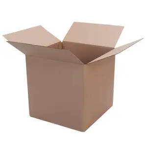 Duck 14x14x14" Corrugated Cardboard Cube Box (Model 9224460) - Case of 6, Stackable Cube Storage for Sailing, Water Sports
