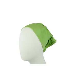 Under Scarf Tube Cap - Lime Green