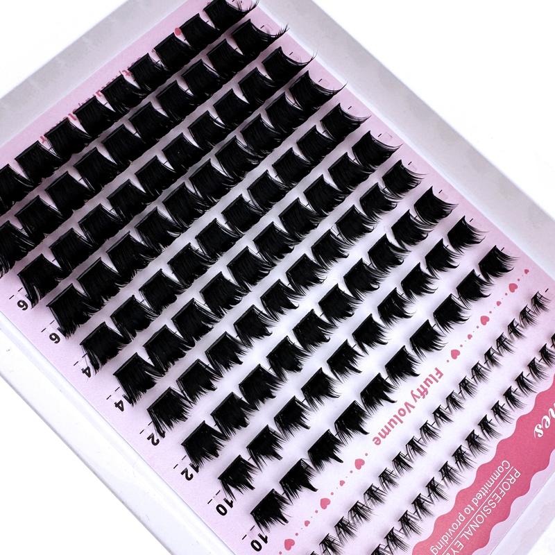 Manga Lash Clusters, Spiked and Lower Eyelashes, Mixed Lengths 6–21 mm for a Multi-Type Natural Yet Dramatic Cat Eye Look, Reusable False Eyelashes, Eyelash Extensions