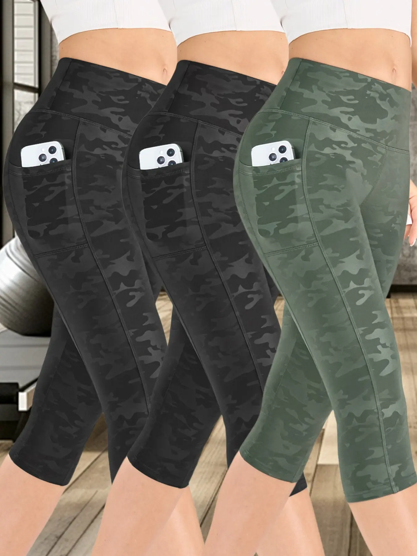 Black+Black+Military green