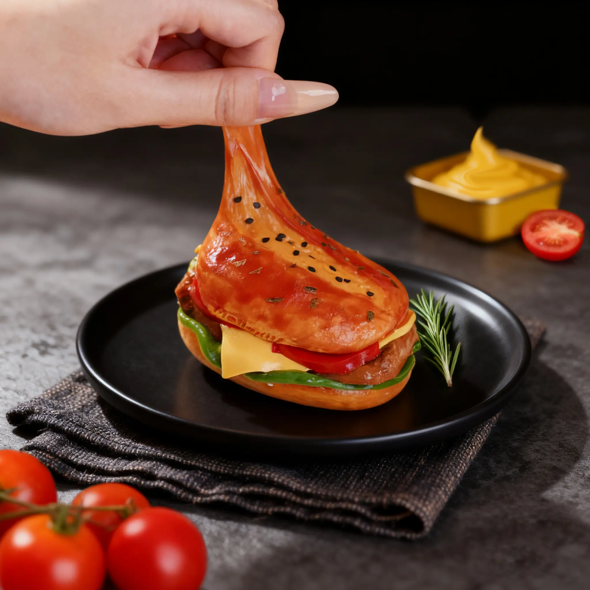 Mellojoy - Burger Squish King Series【Whipping Cream Texture