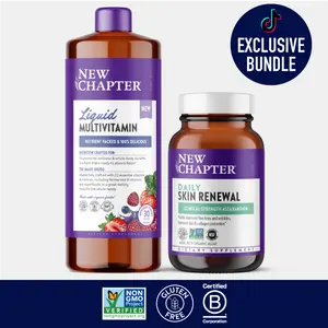 Liquid Multivitamin Mixed Berry & Daily Skin Renewal Duo