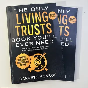 The Only Living Trusts Book You'll Ever Need: How to Make Your Own Living Trust Avoid Probate & Protect Your Heirs 10 Exclusive Forms Included a5 notebook money savings electric erasers