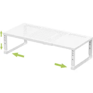 NEW Expandable adjustable stackable kitchen organizer, spice rack,Metal Pantry Storage Shelves Rack,Counter Shelf for Cabinets, Countertop, Cupboard(1 PACK/LARGE/WHITE)