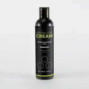 Curly Hair Cream with Jamaican Castor Oil & Olive Oil, 100ML, Nourishing Moisturizing Formula, Enhances Curl Definition