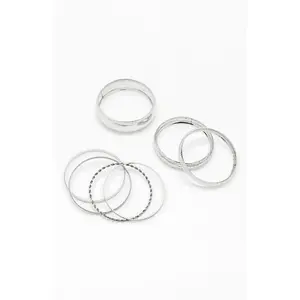 Pacsun Women's Cleo Metal Bangle Set