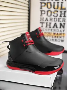 1 Pair of Unisex Casual Rain Boots: One-Piece Waterproof Upper, Anti-Slip & Wear-Resistant Outsole, Outdoor Practical Style, Ideal for Men's Daily Commute in Rainy Season Footwear