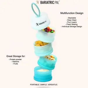 BariatricPal 4 Compartment Portion Controlled Storage Containers