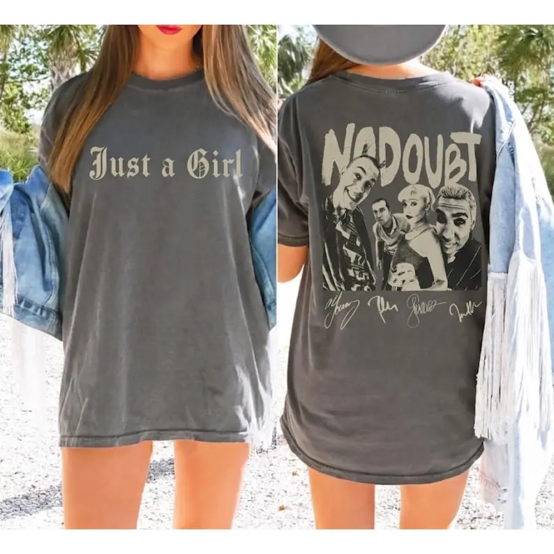 Vintage No Doubt Band Comfort Colors Shirt, Gwen Stefani Retro 90s Rock Tee, No Doubt Music Fan Shirt, Gift For Fans