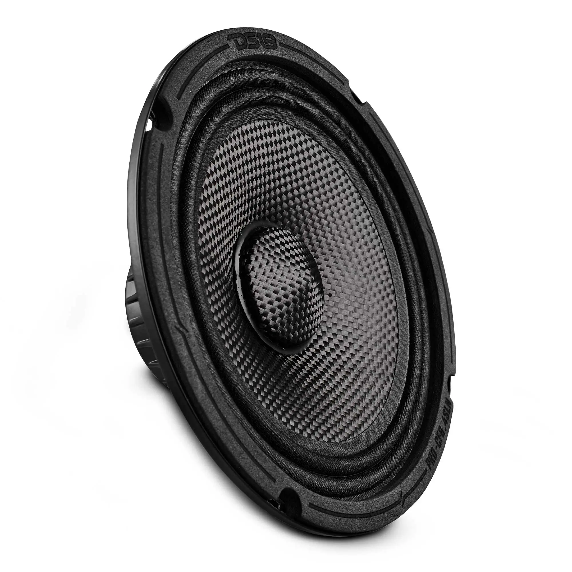 6.5” Slim Motorcycle & Motorsports Loudspeaker With Neodymium Magnet and Water Resistant Carbon Fiber Cone | 4-Ohm 150W RMS (PRO-CF6.4SLN)