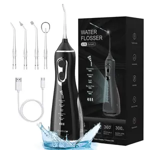 Portable USB Rechargeable Dental Oral Irrigator, 1 Set Lightweight Electric Water Flosser, Dental Water Jet, Waterproof Teeth Cleaner, Oral Irrigator for Home & Travel, Oral Care, Water Dental Flossers
