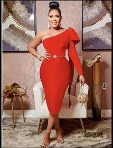 Velora One-Shoulder Dress