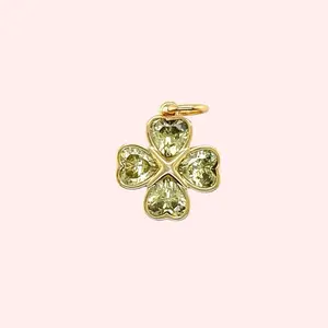 Heart Clover Charm