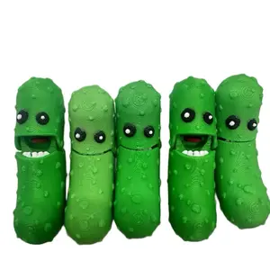 Set of 3D printed laughing pickles home desk decor