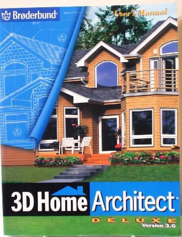 USED-3D Home Architect Deluxe Version 3.0 by Broderbund (Paperback)