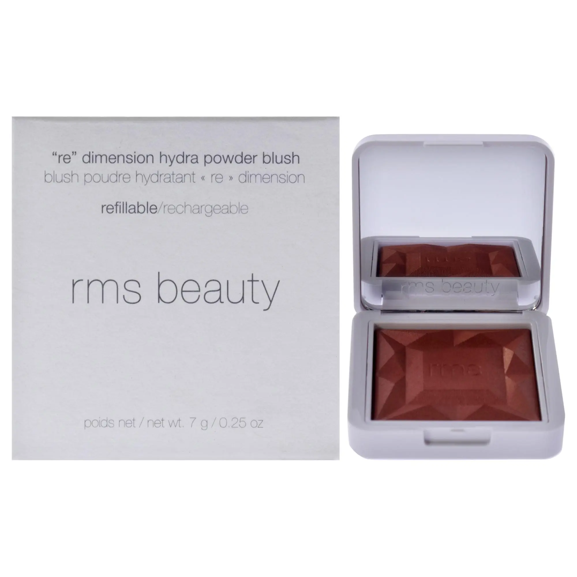 ReDimension Hydra Powder Blush - Maidens Blush by RMS Beauty for Women - 0.25 oz Blush (Refillable)