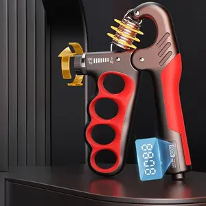 Adjustable Grip Strengthener With Mechanical Counter ABS Hand Therapy For Adults & Senior