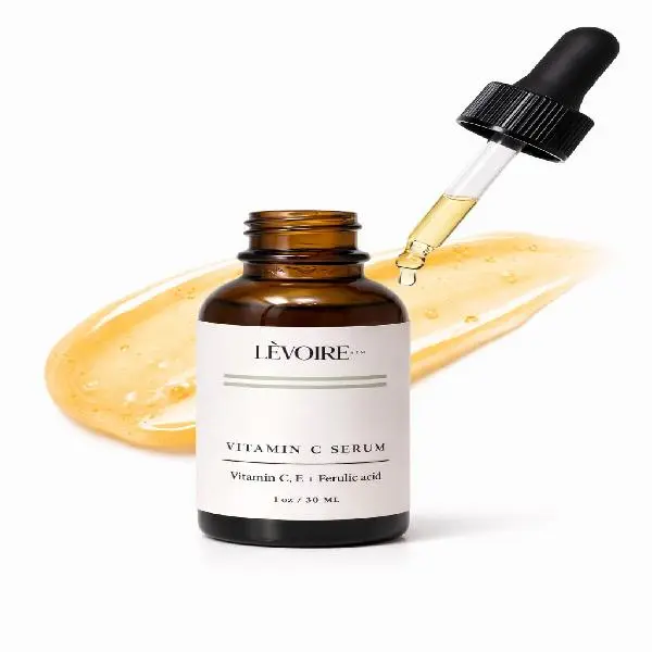 LEVOIRE SKIN Vitamin C Radiance Serum | Vitamin E + Ferulic Acid | Brightens, Hydrates & Protects Skin | Vegan & Cruelty-Free | 1oz