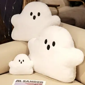 Cartoon Ghost Cloud Plush Toy Soft Stuffed Pillow Kids Sleeping Cushion Halloween Home Decor Party Gift