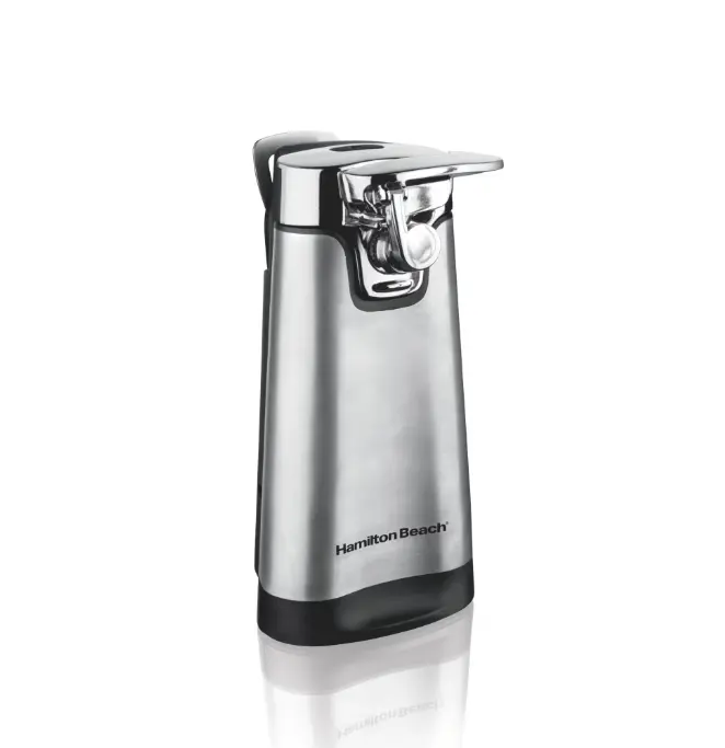 Hamilton Beach SureCut Electric Can Opener, One-Touch, Hands-Free, Multi-Tool Included, Stainless Steel