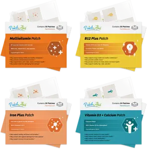 Gastric Bypass Surgery Vitamin Patch Pack