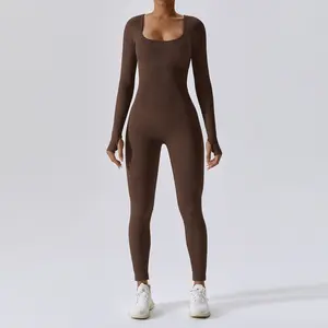 Long Sleeve Body Snatching Jumpsuit